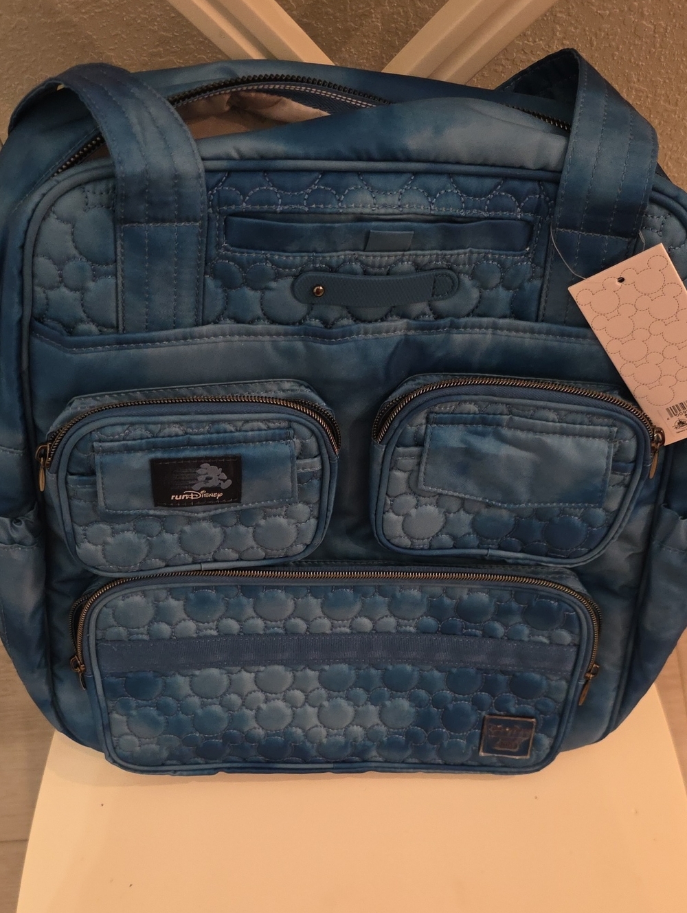 NWT. Lug Disney Puddle Jumper LE Convertible Tote Bag. RunDisney quilted bag - Picture 3 of 7
